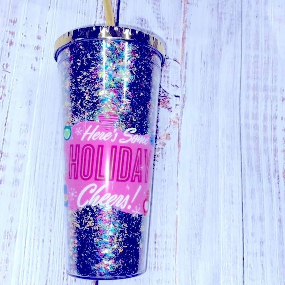 Disney holiday cheer glitter tumblr